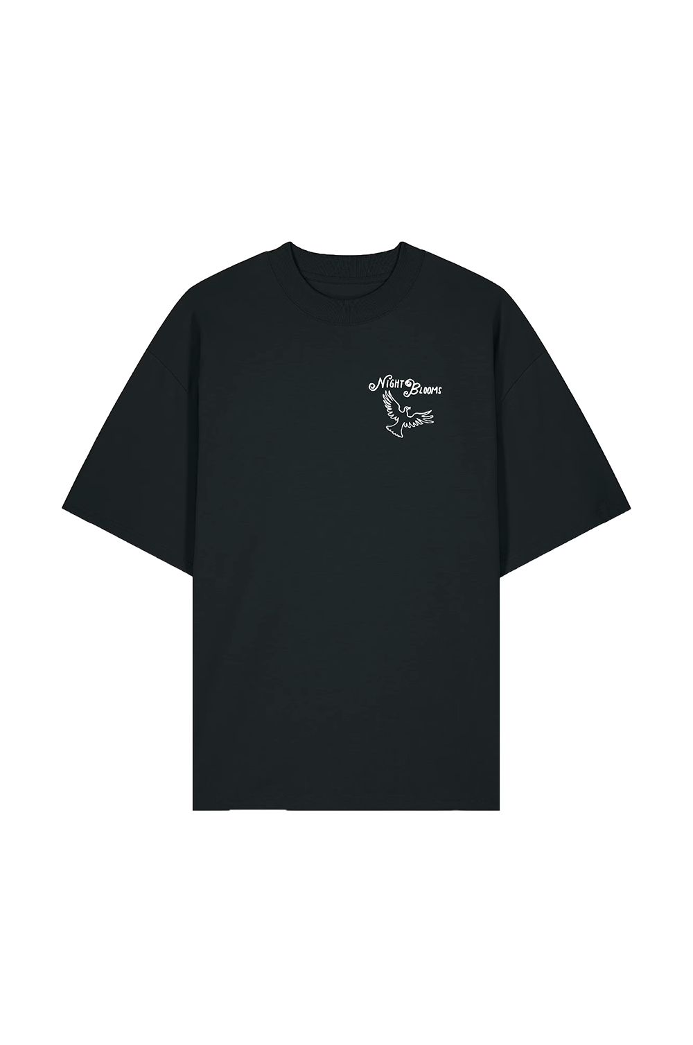 Night Blooms Tee - Black