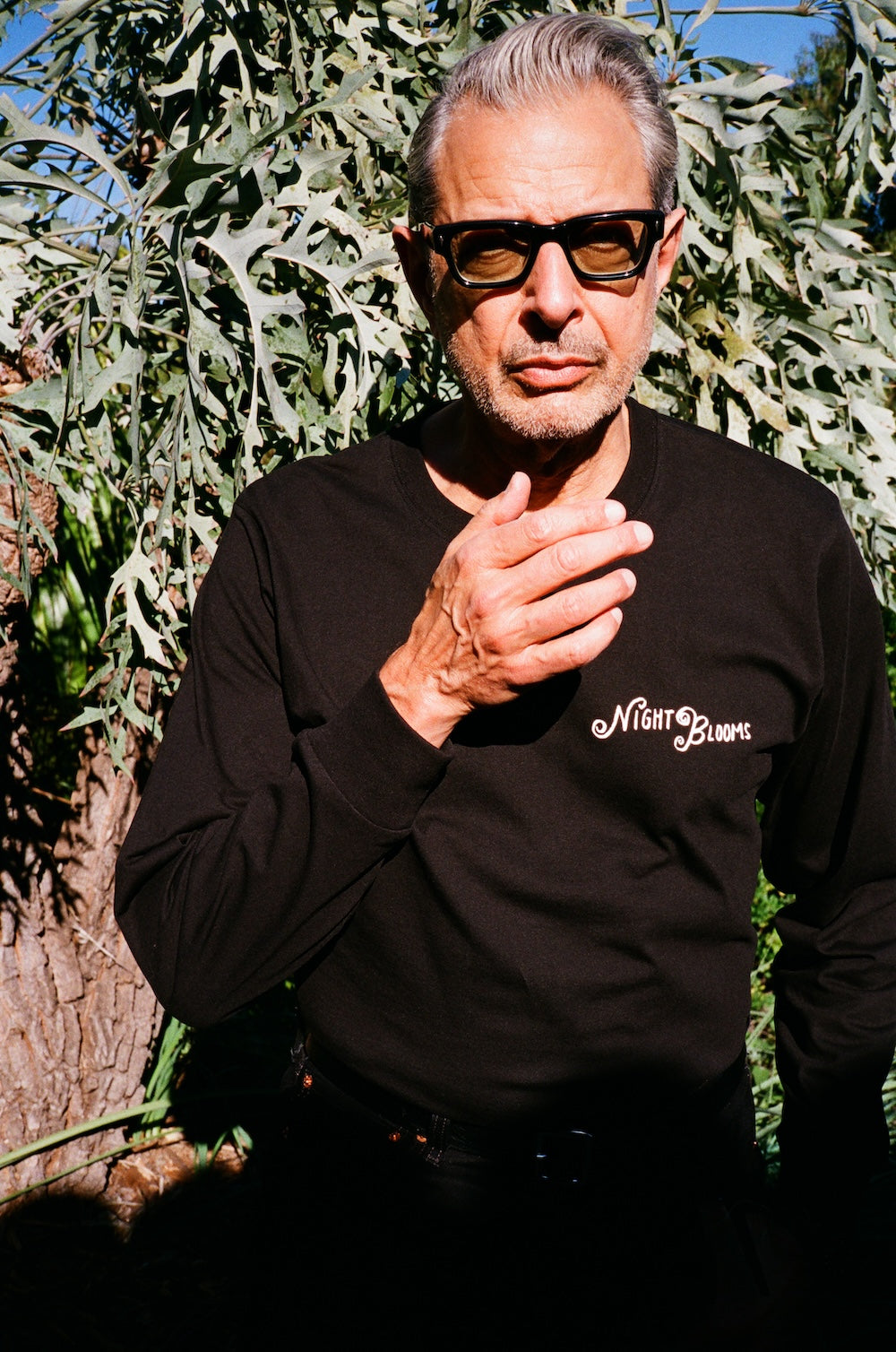 Jeff Goldblum And The Mildred Snitzer Orchestra - Night Blooms Longsleeve Tee - Black