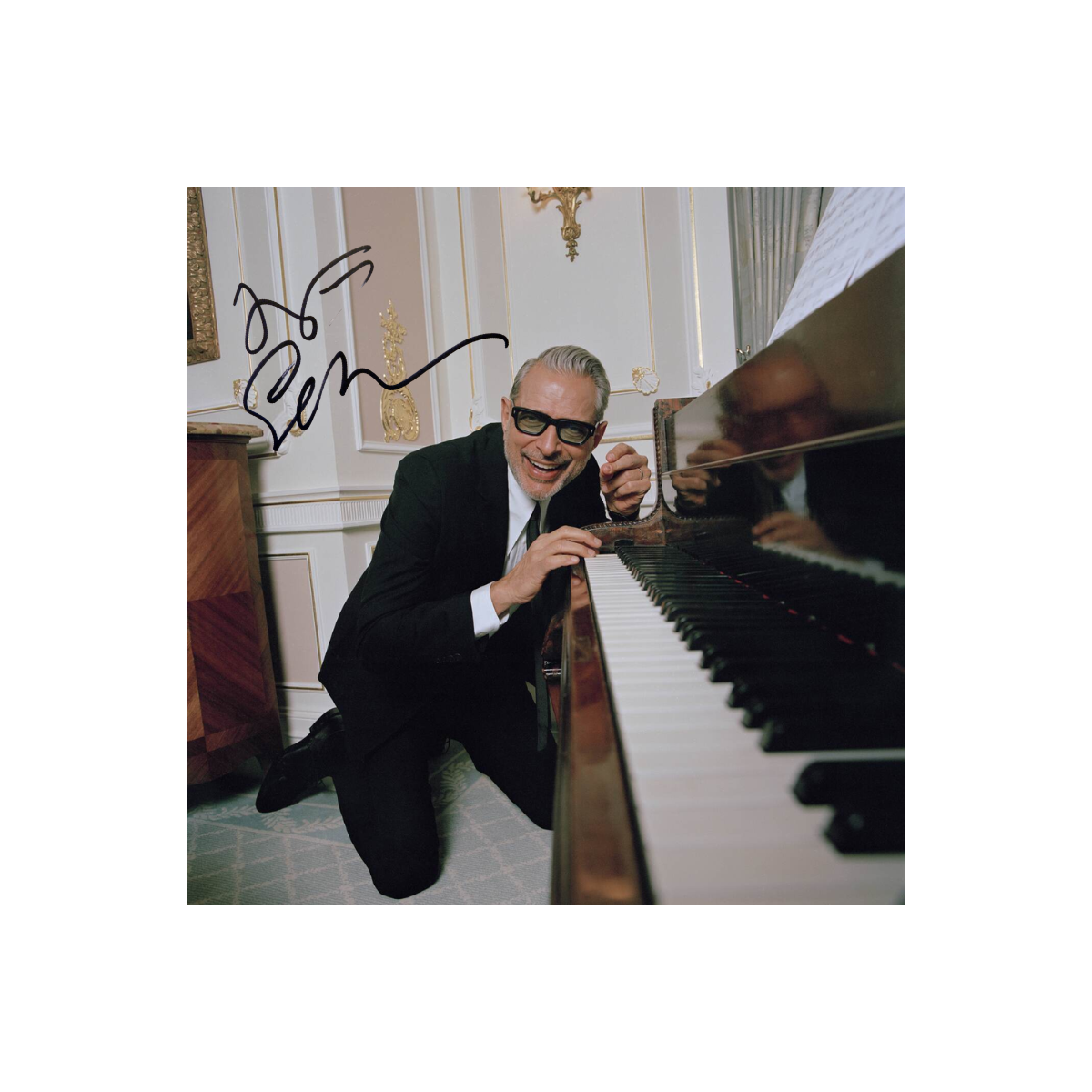 Jeff Goldblum And The Mildred Snitzer Orchestra - Signed Art Card - Vinyl